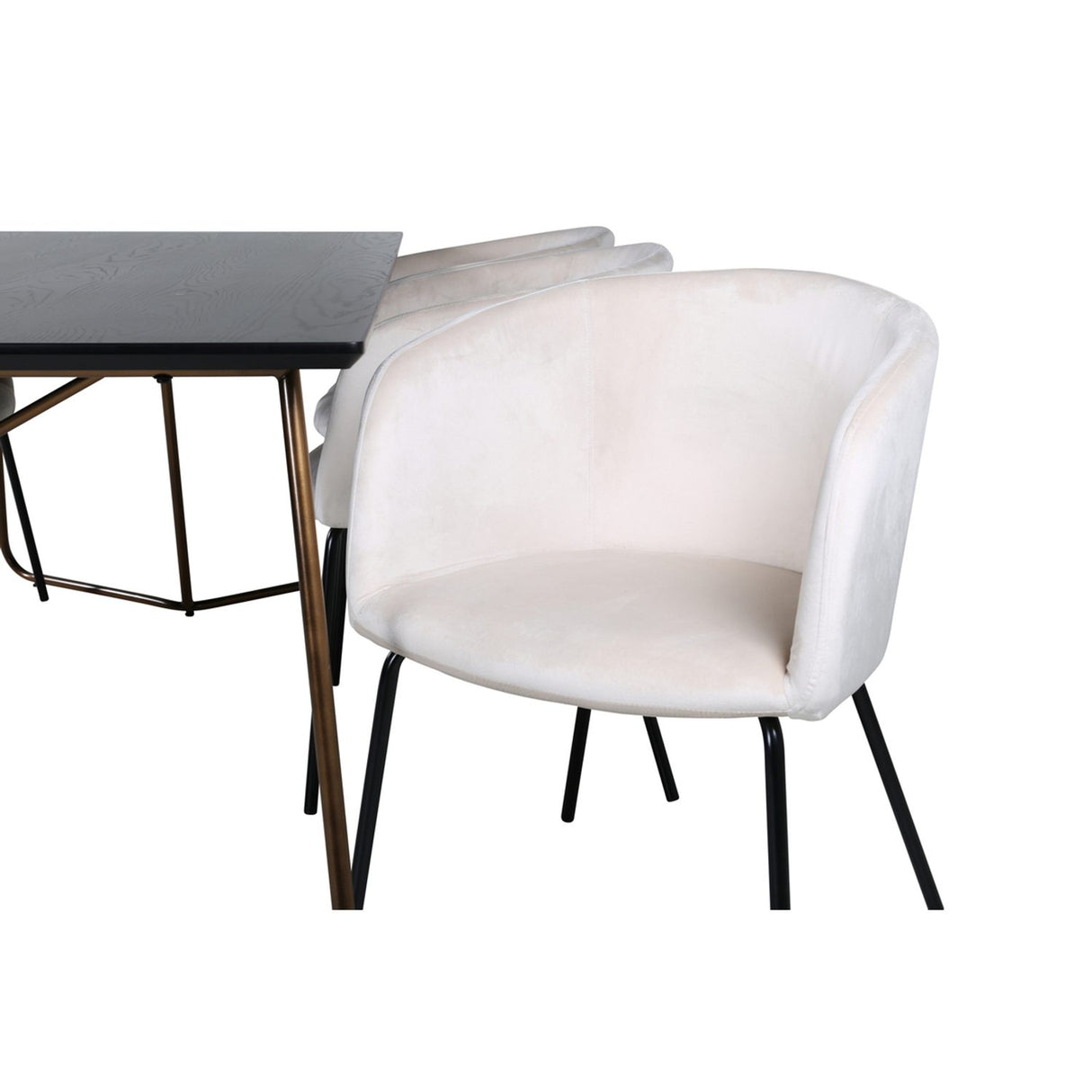 Petra, Berit Rektangulär matgrupp Koppar