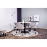 Razzia, Velvet Rund matgrupp Vit