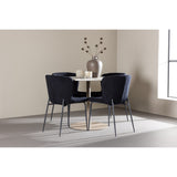 Lycke, Modesto Rund matgrupp Svart, Beige, ⌀110