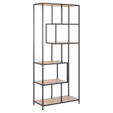 Seaford Bokhylla Asymmetrisk 185x77x35 cm Sonoma Ek