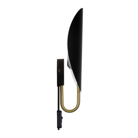 Spargo Vägglampa Svart/Mässing
