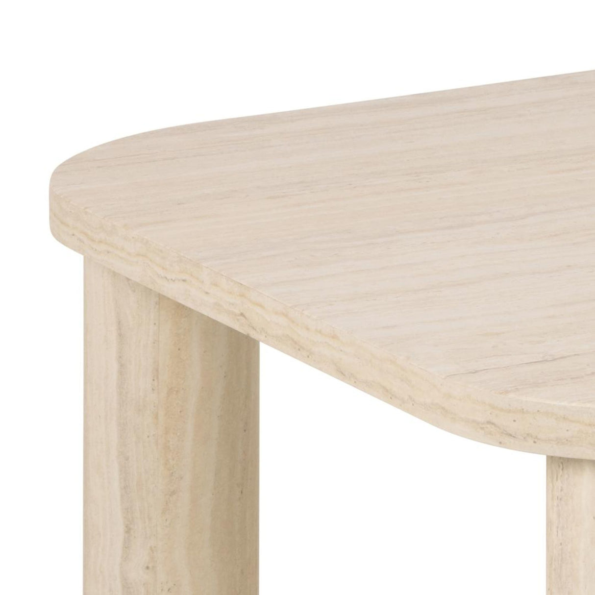 Solano Soffbord 36x100x75 cm Travertin