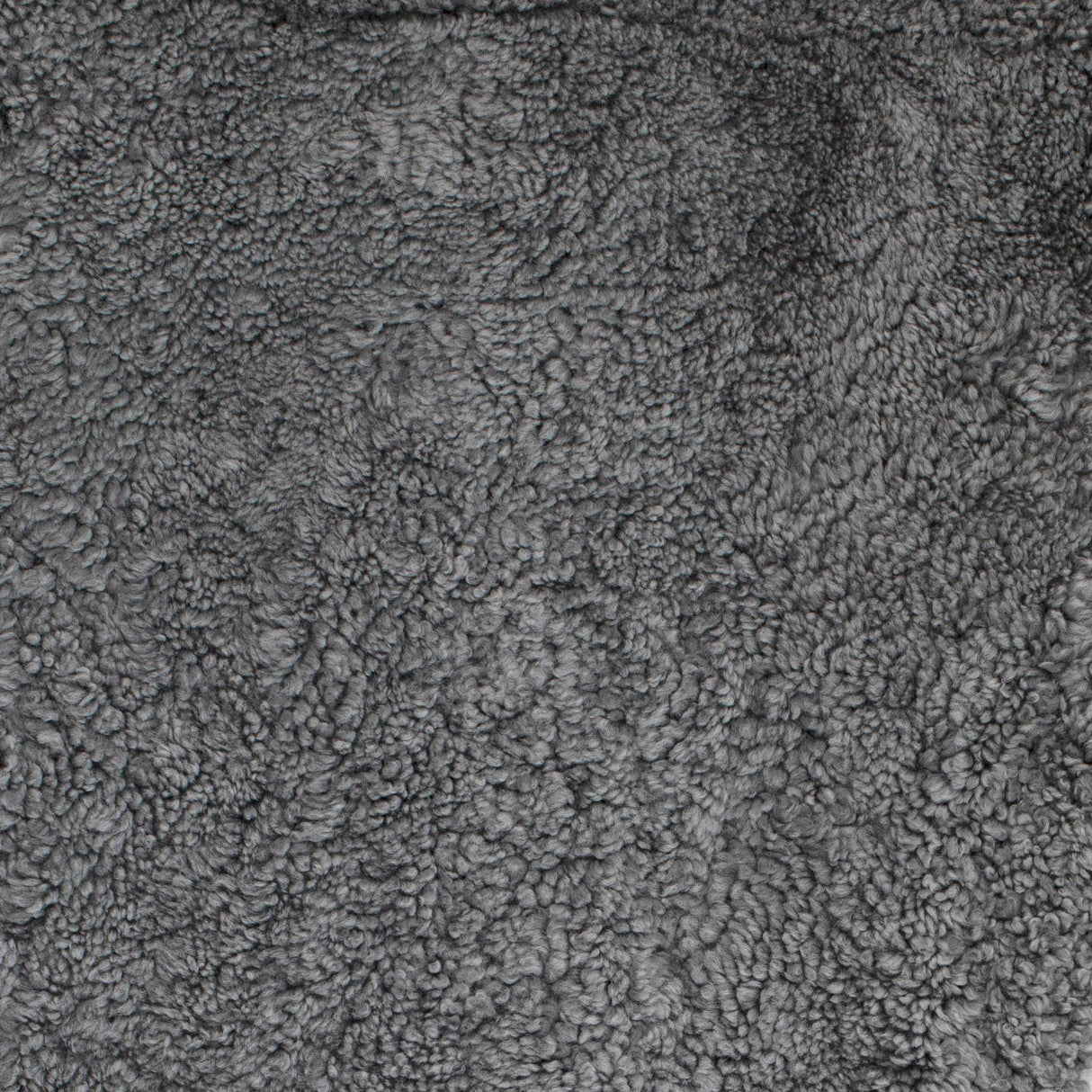 Curly Dubbel Fårskinn Fäll Gotland Grey