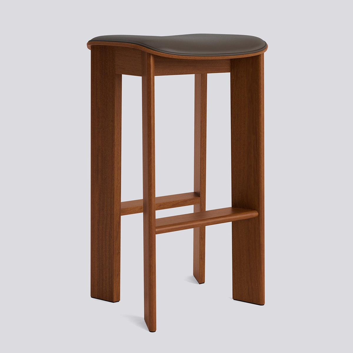 Chisel 30 75 cm Barpall lackerad valnötsfaner, Grano Chocolate