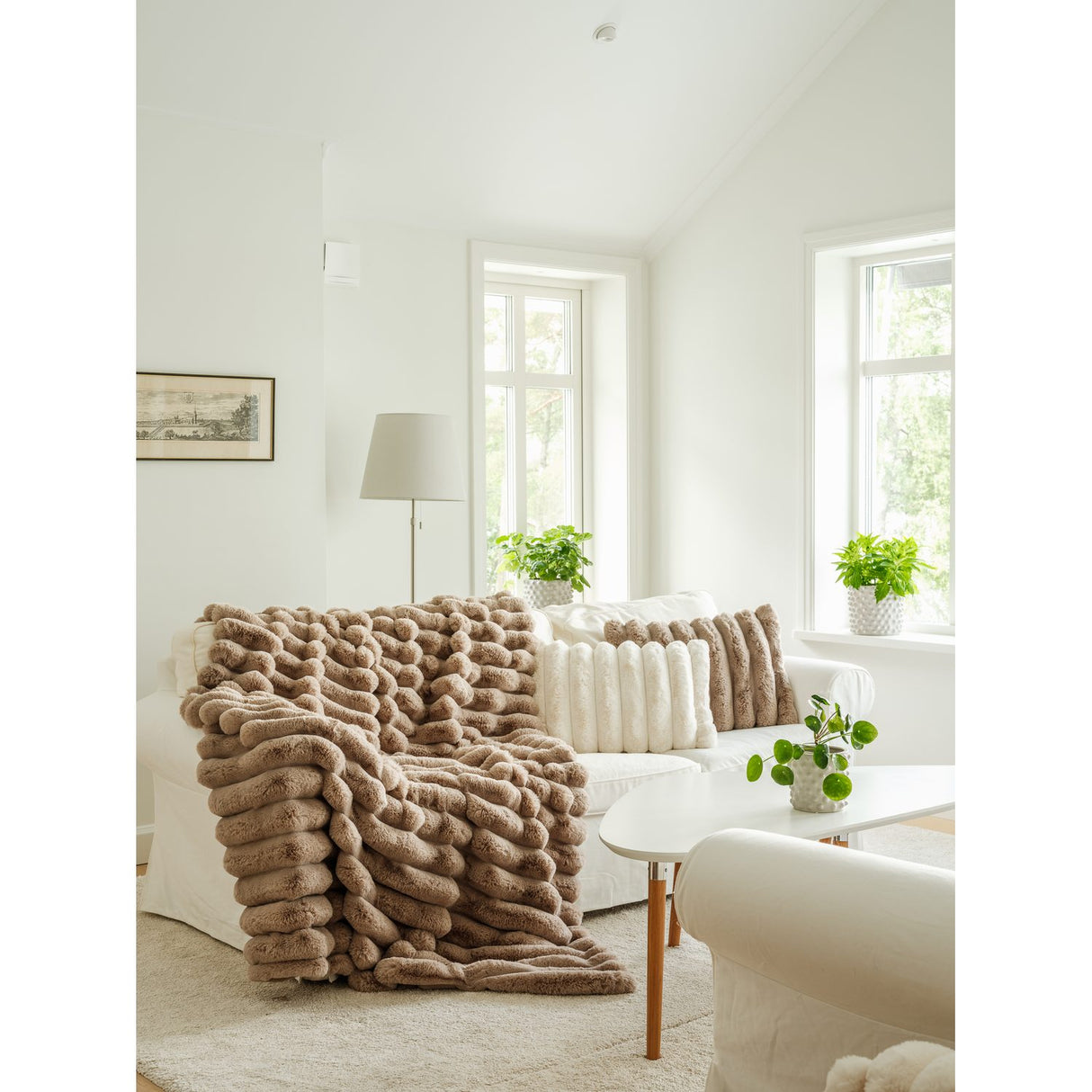 Liny 40x60 cm Kudde Taupe