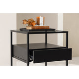 Fortaleza Sidobord Svart