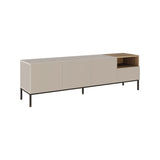 Salvador 180 (180 x 55 x 41,8 cm) TV-bänk Sandsten naturlig ek svart