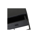 Regal Sängbord Svartlackad Ask, 60 cm