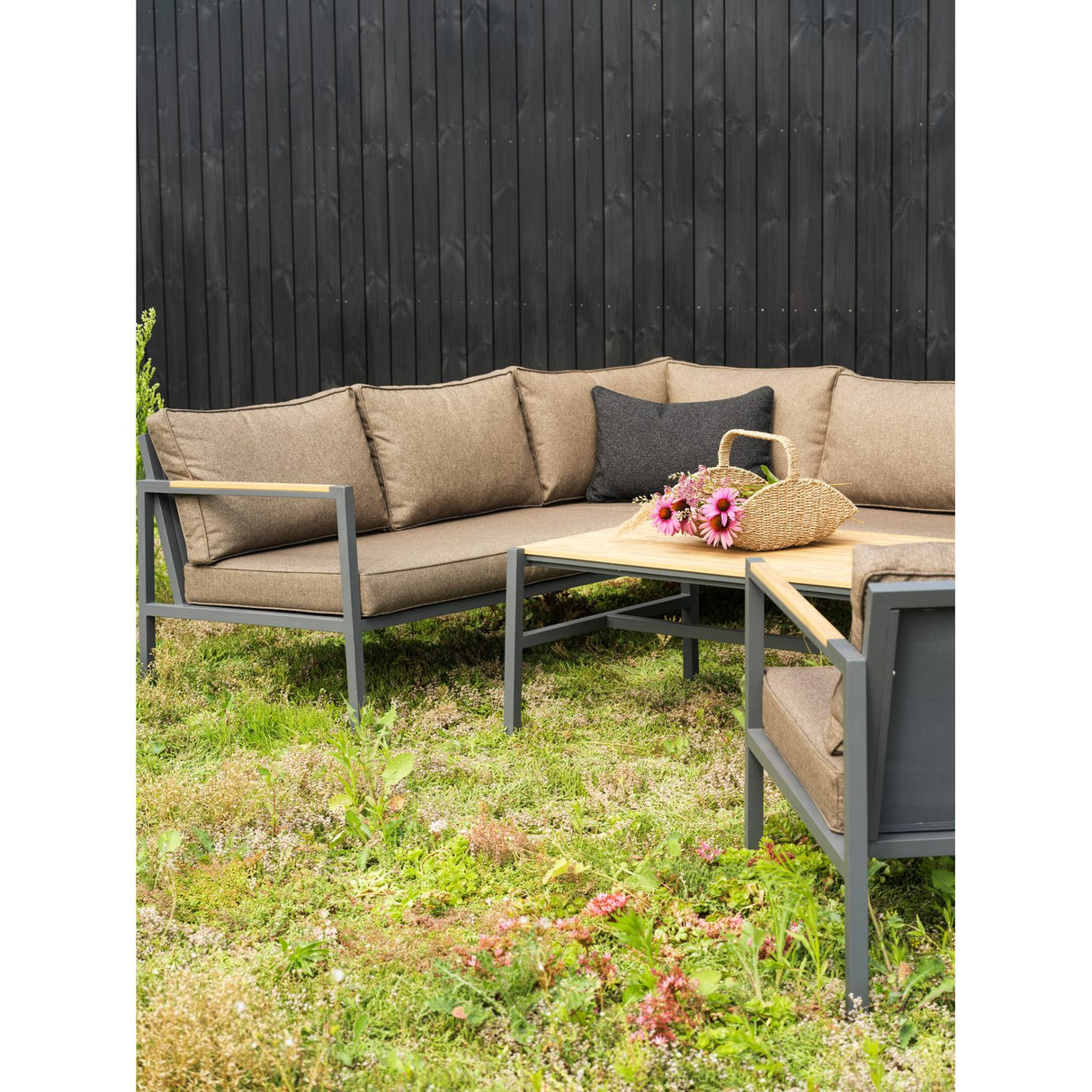 Cap Soffgrupp Antracit/Brun 214x279 cm