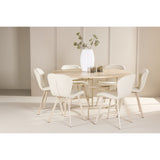 Copenhagen, Lilja Rund matgrupp Beige, Beige,Vitpigmenterad, ⌀140