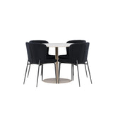 Lycke, Modesto Rund matgrupp Svart, Beige, ⌀110