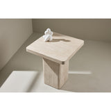 Qvart Soffbord Beige, 50x50x56