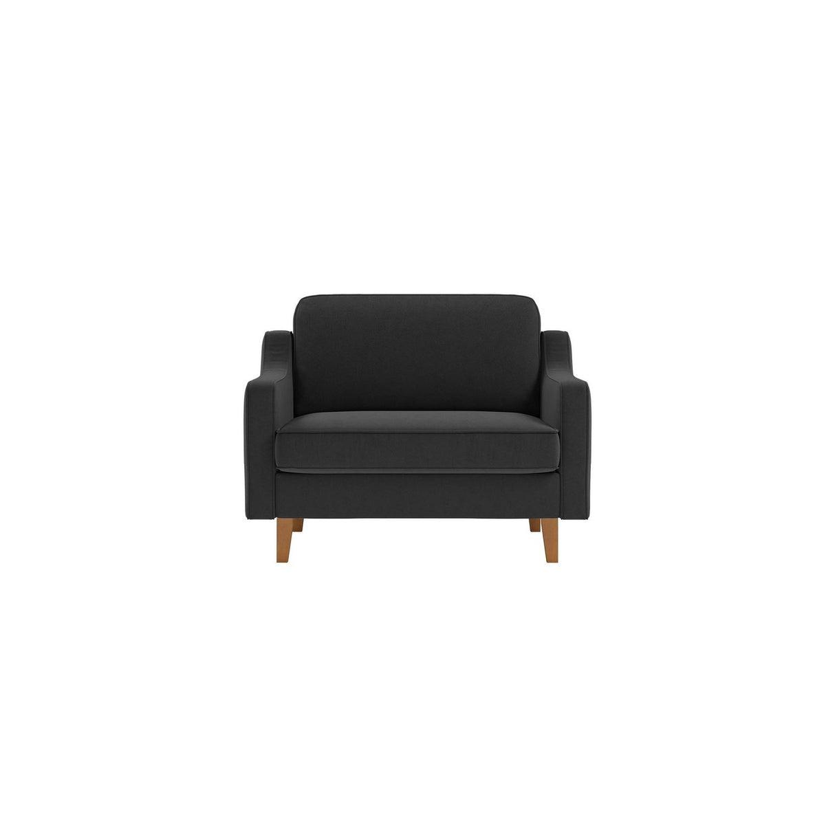 Oslo Loveseat (115 x 84 x 87 cm) 1-sitssoffa Nattgrå valnöt