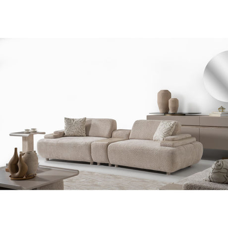 Toscana Beige (275 x 75 x 105 cm) 4-sitssoffa