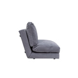 Malabo (32 x 127 x 120 cm) 2-sits bäddsoffa Grå