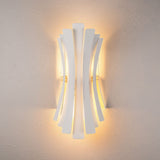 Sofia (17 x 16 x 48 cm) Vägglampa Vit