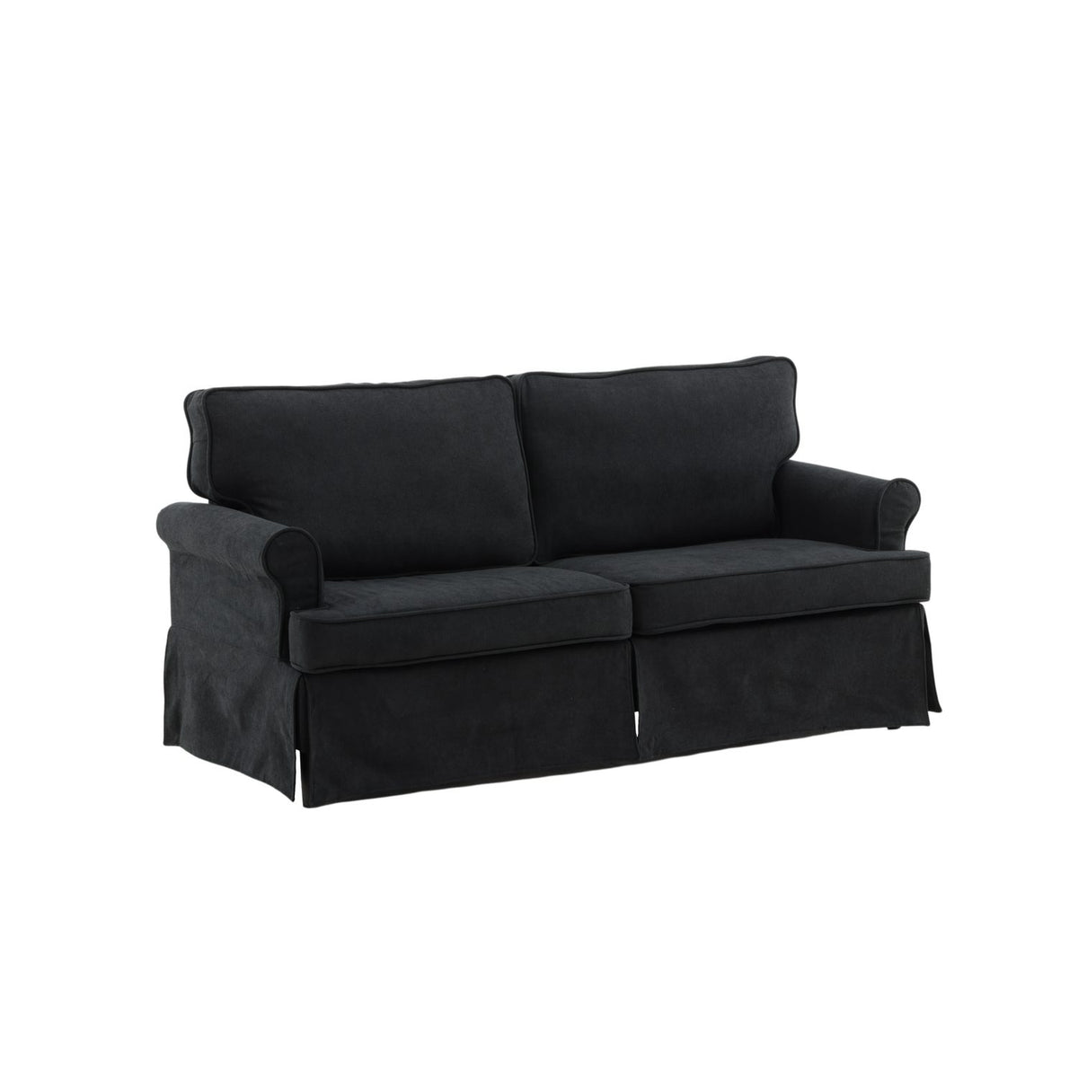 Anton 2-sitssoffa Svart
