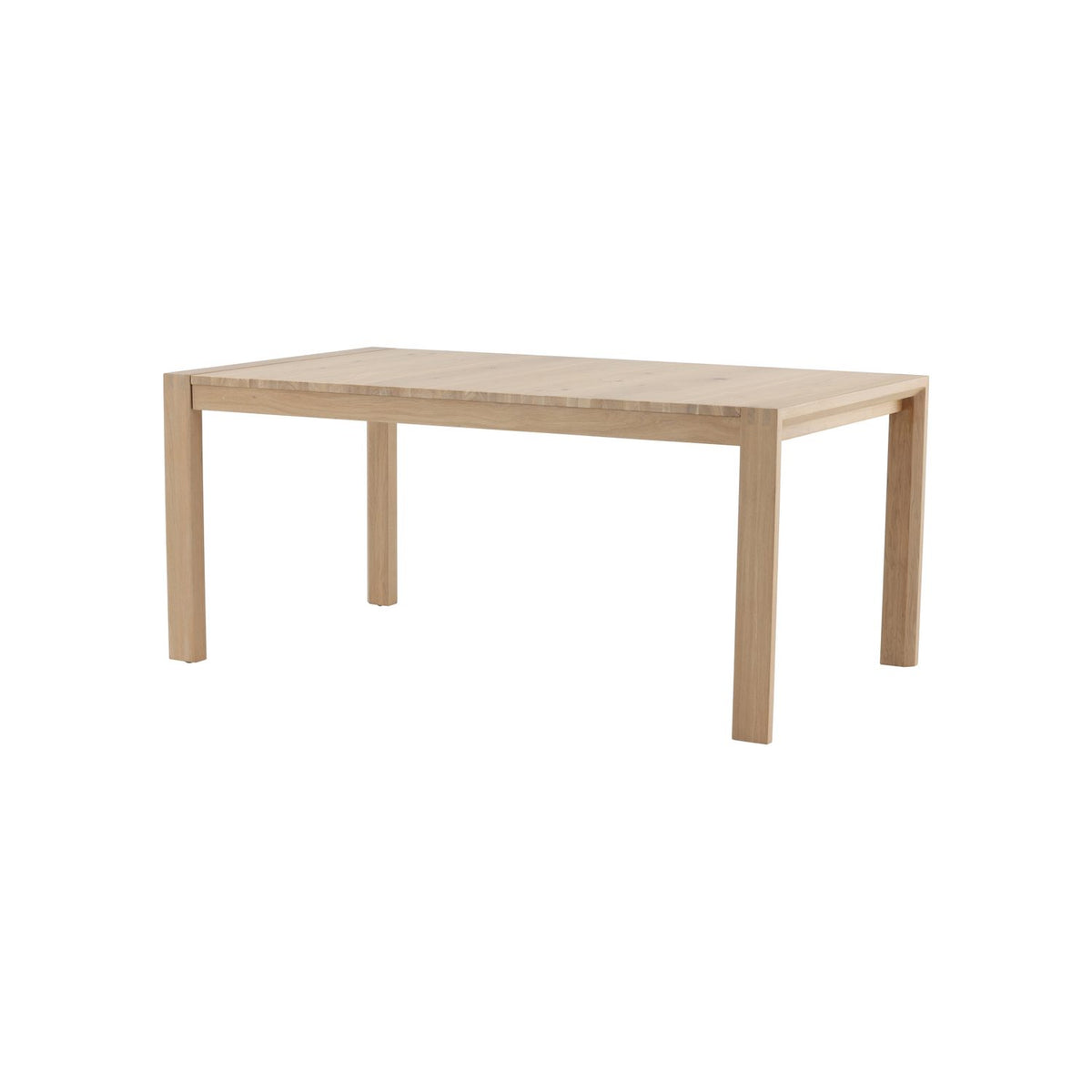 Slider Rektangulärt matbord Vitpigmenterad