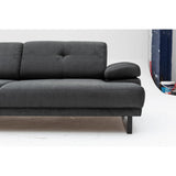 Quito (239 x 99 x 83 cm) 3-sits bäddsoffa Antracit