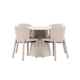 Lanzo, Astoria Runt matgrupp Beige, Beige, 4st