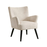 Marie Fåtölj Bouclé Cream