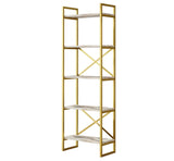 Asmara Bokhylla Marmor / Guld