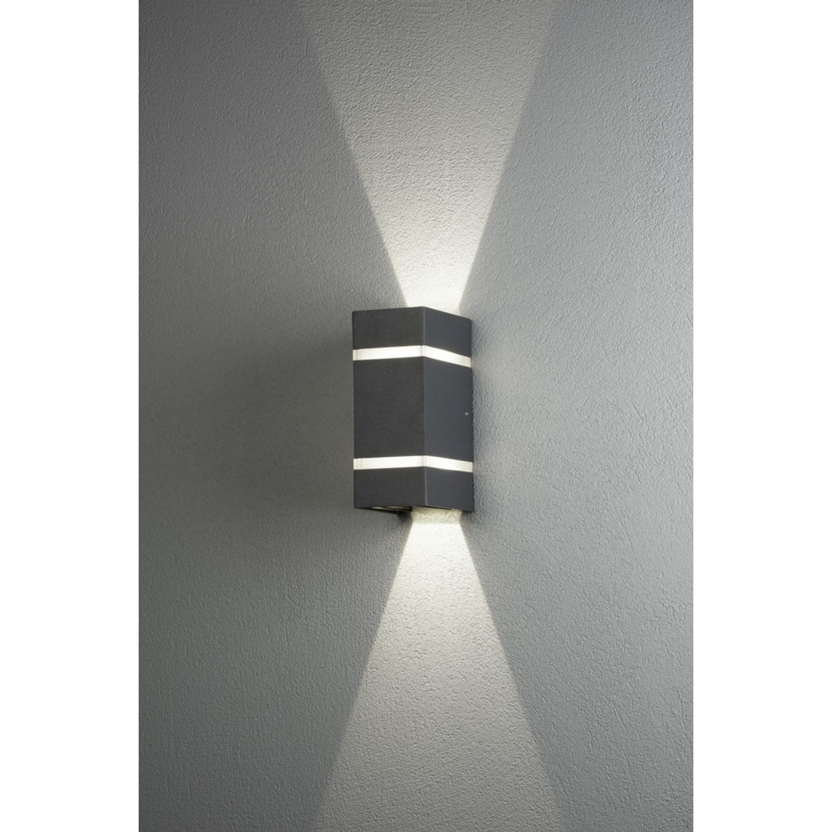 Cremona HP-LED 2x3W Mörkgrå Vägglampa Ute
