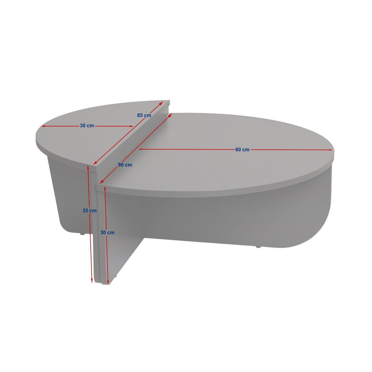 Durban (90 x 30 x 60 cm) Soffbord Honungsek