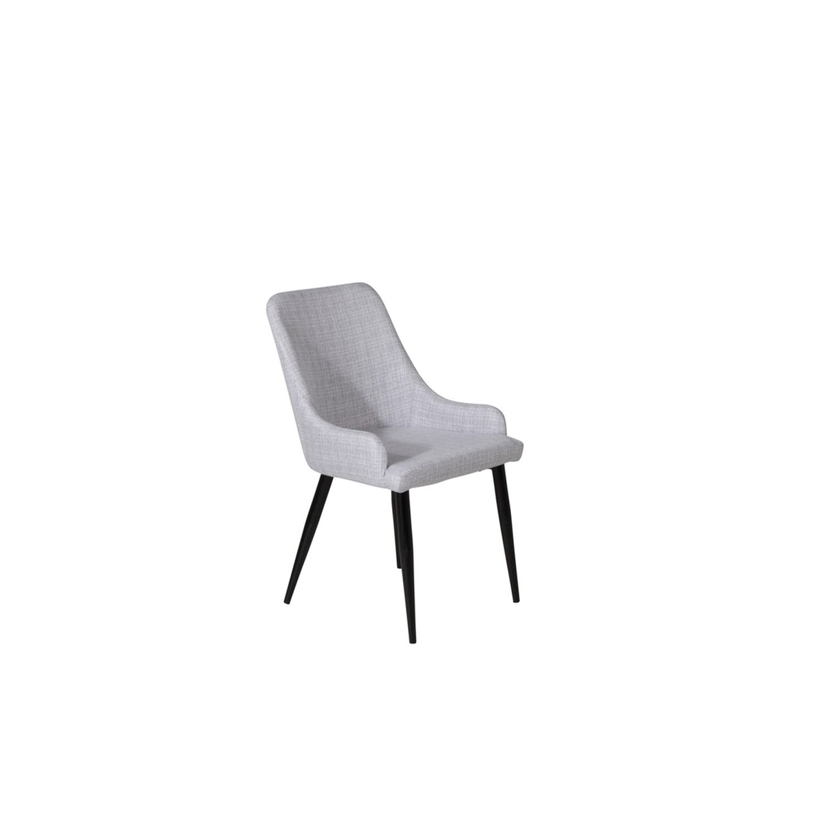 Plaza Matstol Svart,Grå, Polyester, 58 x 86 x 49