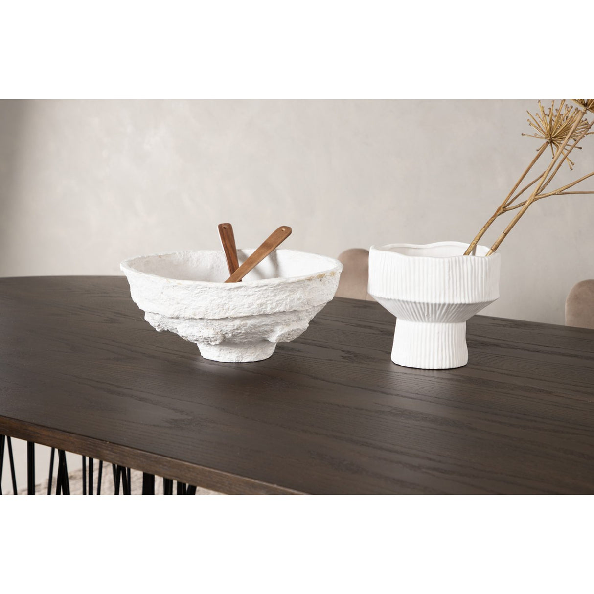 Stone, Limhamn Oval matgrupp Beige, Mocka, 4st
