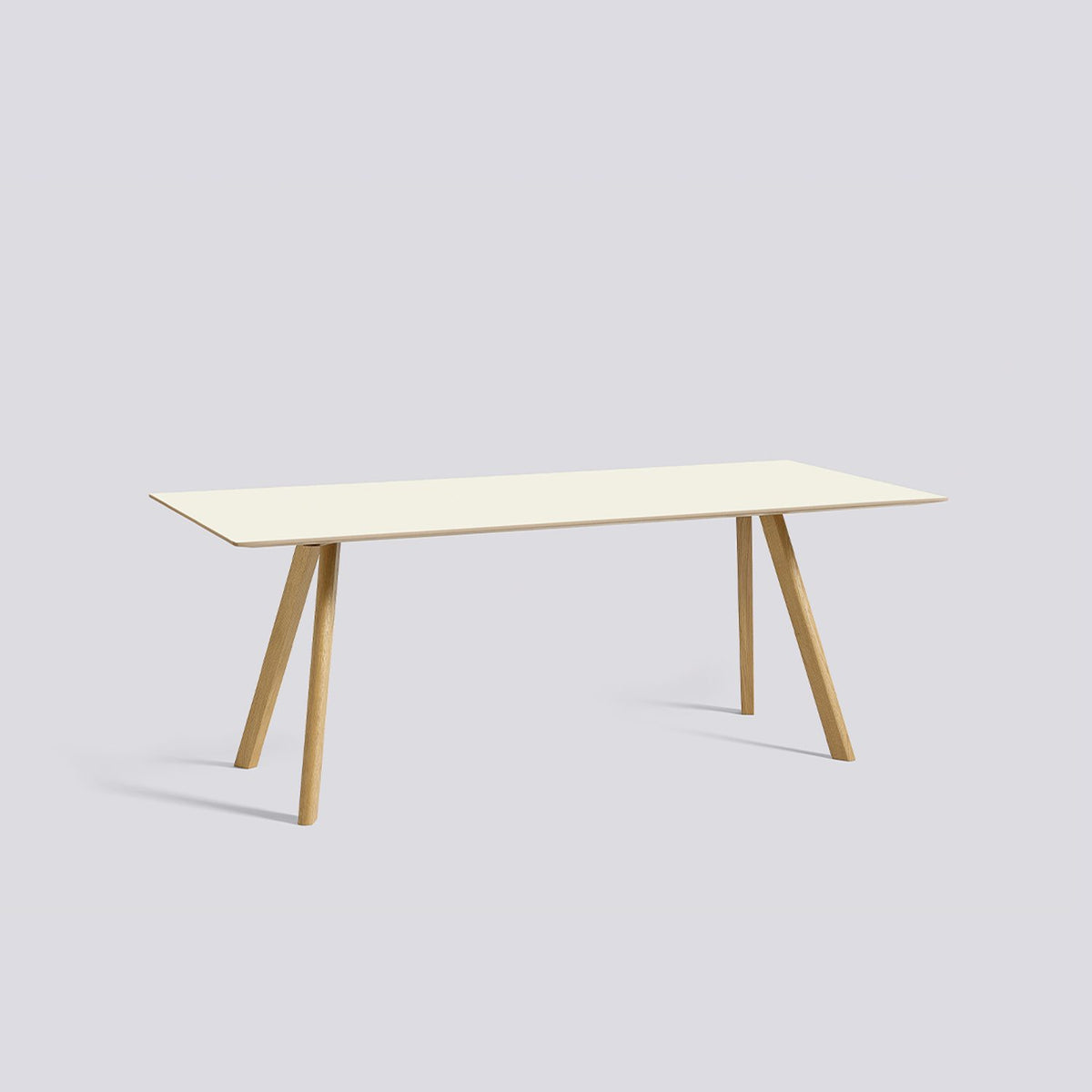 CPH 30 L200 × B90 × H74 cm Matbord Off-white – linoleum, massiv ek med vattenbaserad lack