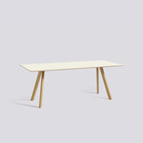 CPH 30 L200 × B90 × H74 cm Matbord Off-white – linoleum, massiv ek med vattenbaserad lack