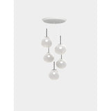 Melt Mini Rund Pendelsystem Opalescent, Silver