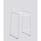 Hee 65 cm Barpall White – pulverlackerat stål