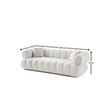 Carmelita 3-sits soffa Vit