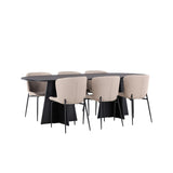 Bootcut, Modesto Oval matgrupp Svart,Brun, Svart, 230 x 115