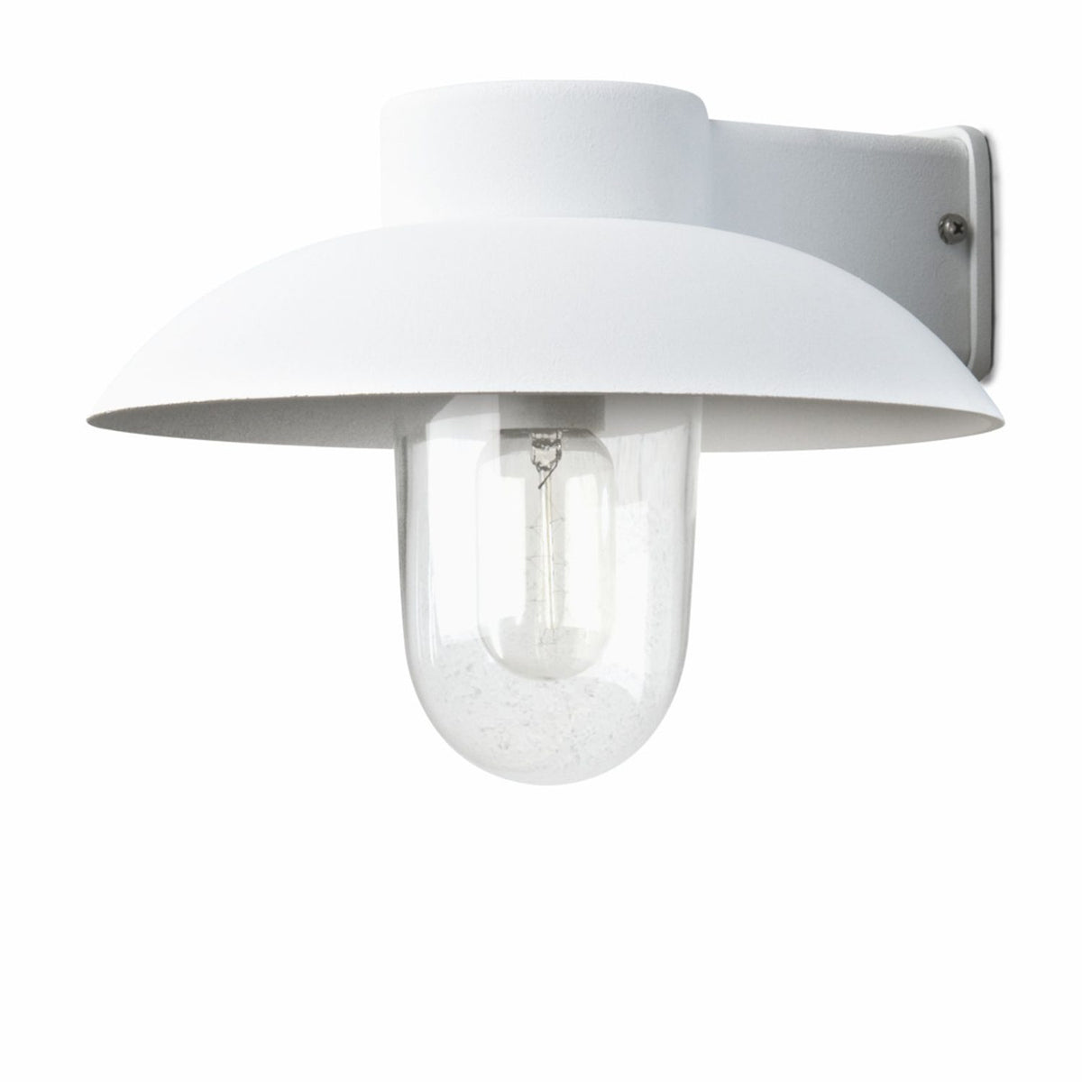 Mani E27 Vägglampa Ute Mattvit