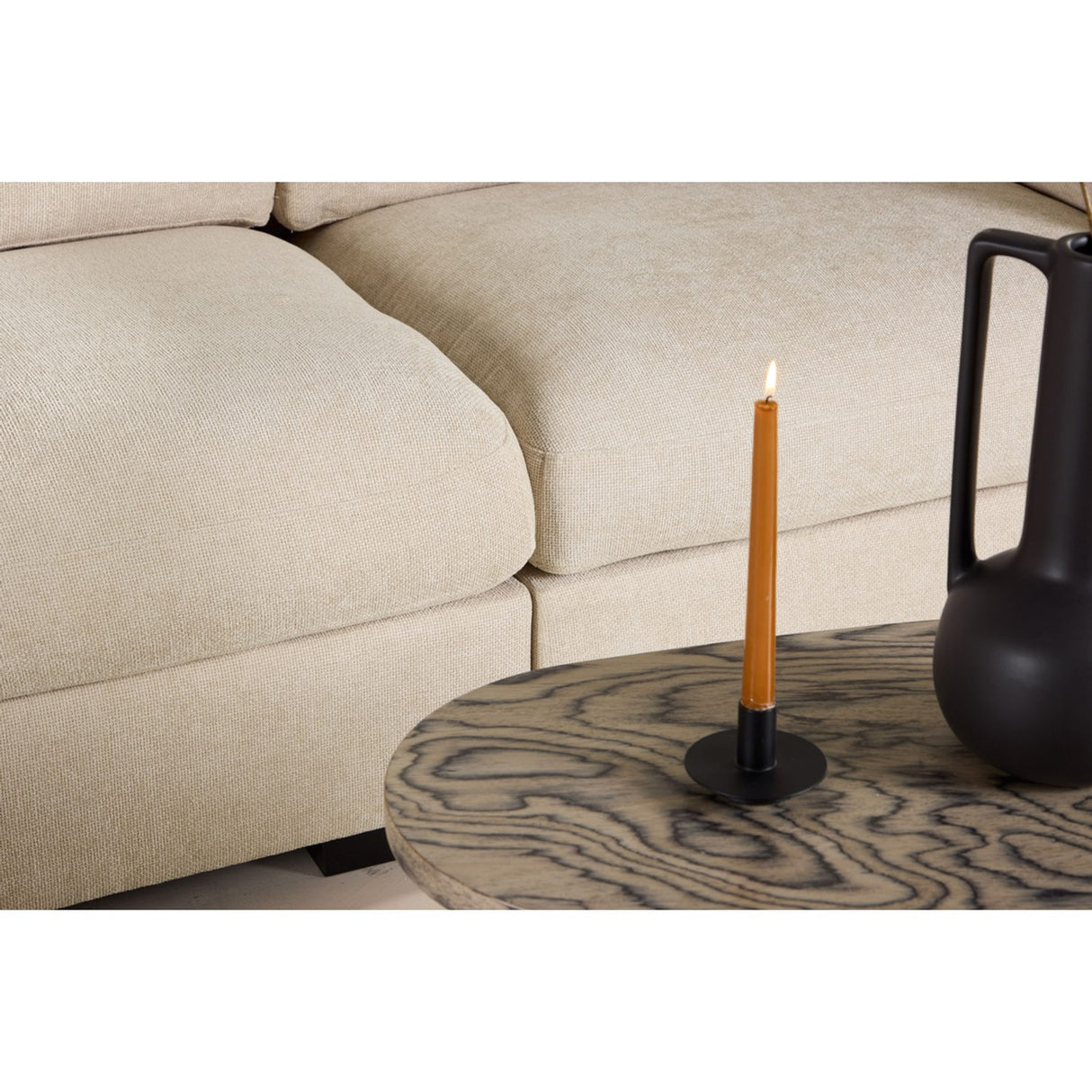 Salerno 3-sitssoffa Beige