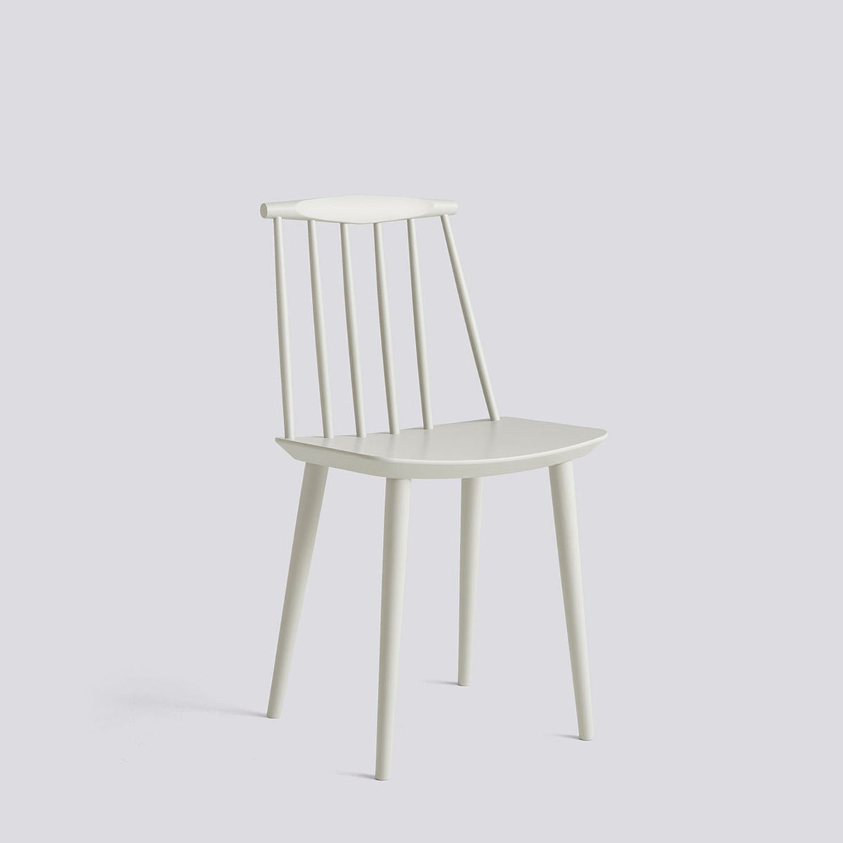 J77 Stol Warm grey – bokfaner med vattenbaserad lack, Warm grey – massiv bok med vattenbaserad lack