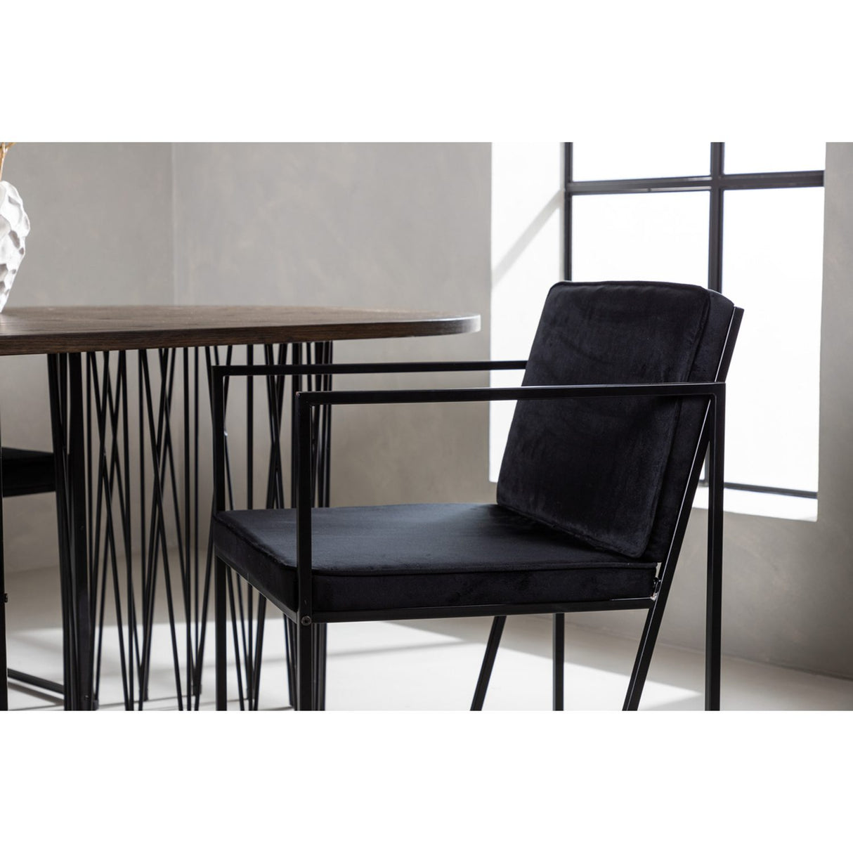 Stone, Richmond Oval matgrupp Svart, Svart, mocka, 220 x 100