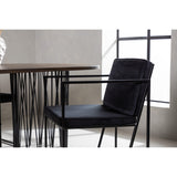 Stone, Richmond Oval matgrupp Svart, Svart, mocka, 220 x 100