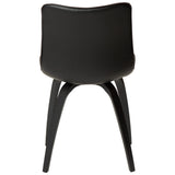 Glee Stol Vintage Black Art.Leather, Black