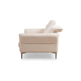 Muscat (230 x 100 x 96 cm) Vit 3-sitssoffa