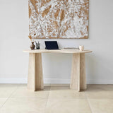 Nicosia (120 x 75 x 60 cm) Skrivbord Travertin