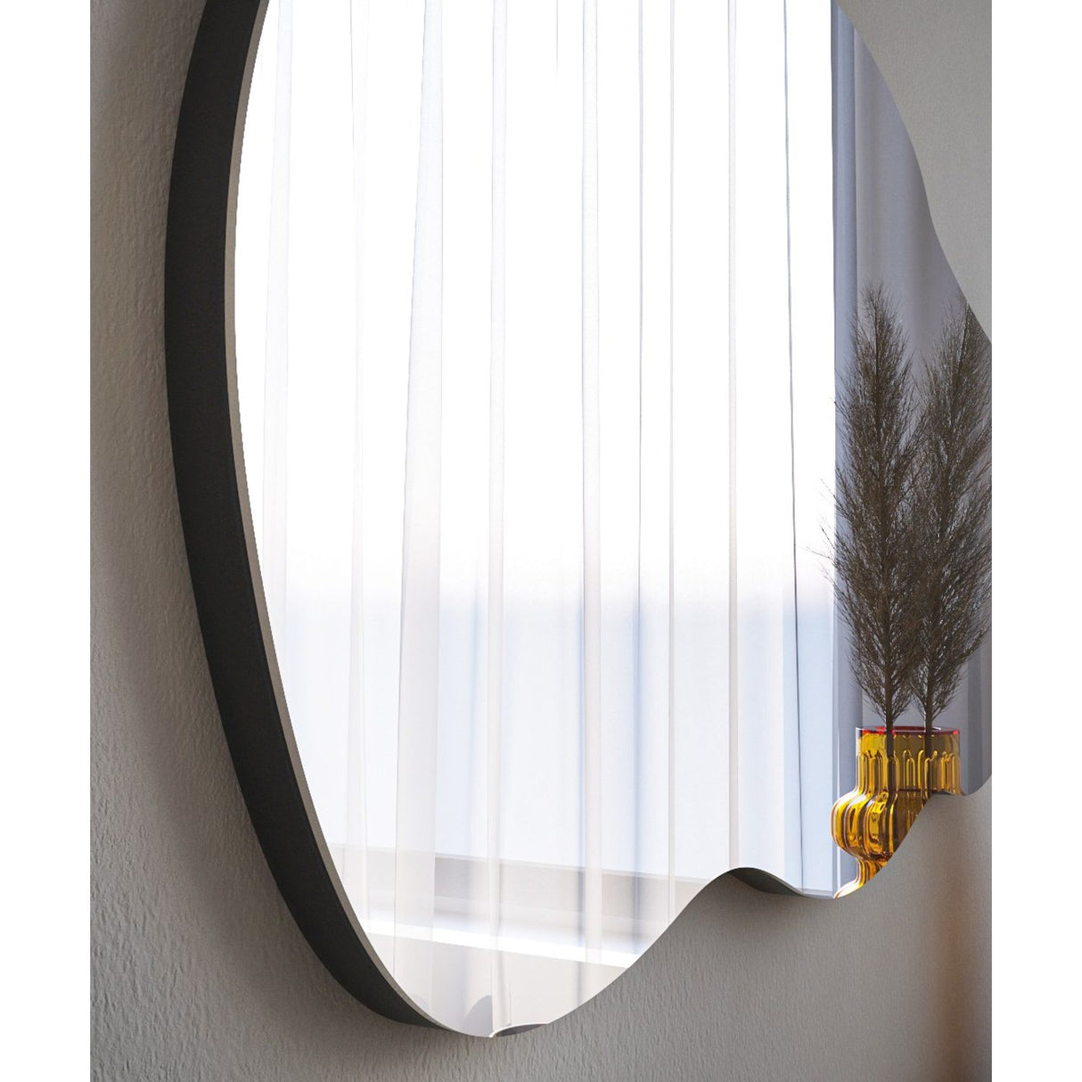Cusco (40 x 72 x 2,2 cm) Svart Spegel