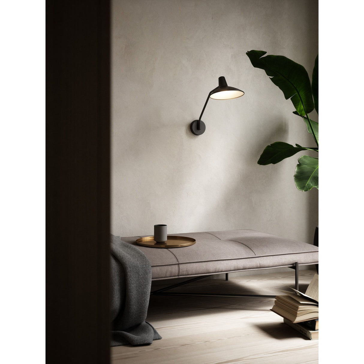 Darci Svängbar Svart Vägglampa