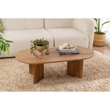 Oval (120 x 40 x 60 cm) luta Soffbord