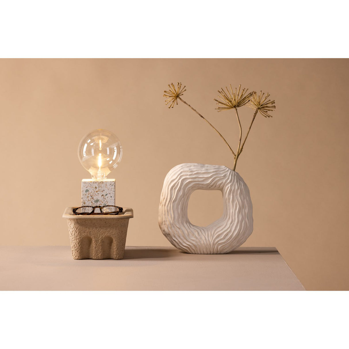 Rilche Bordslampa Grå