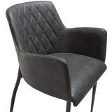 Rombo Stol Vintage Grey Art.Leather