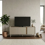 Lucile (140 x 53,9 x 35,5 cm) TV-bänk Sandsten Natur ek